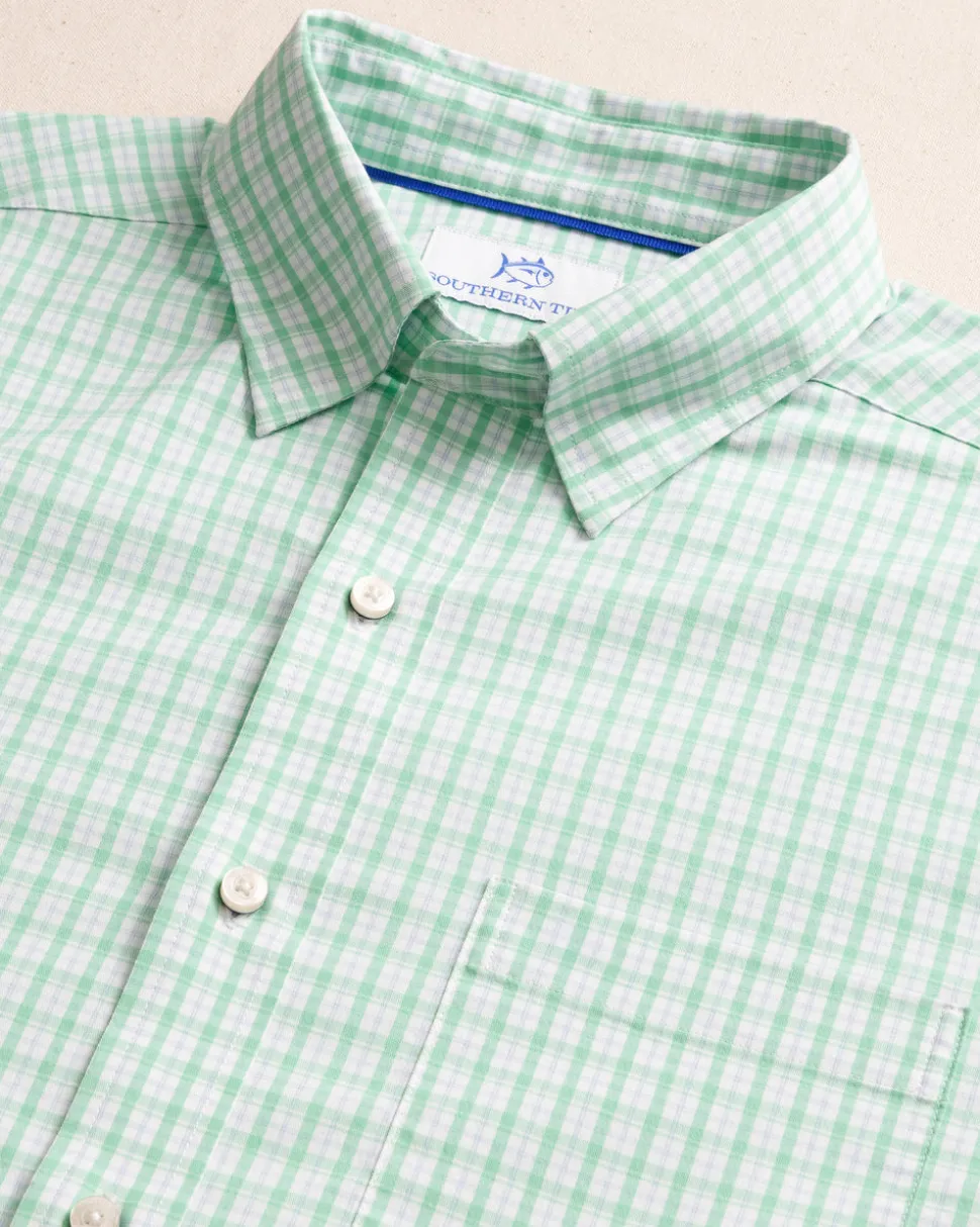 Charleston Broad Creek Plaid Long Sleeve Sport Shirt