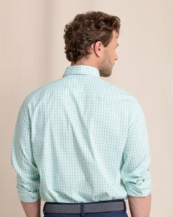 Charleston Broad Creek Plaid Long Sleeve Sport Shirt