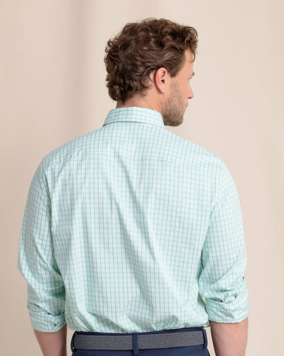 Charleston Broad Creek Plaid Long Sleeve Sport Shirt