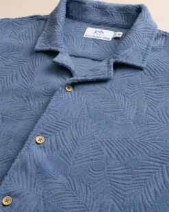 Crystal Beach Terry Short Sleeve Camp Shirt