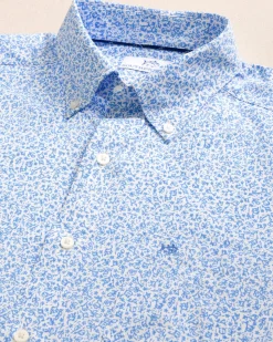 Flower Frenzy Intercoastal Long Sleeve Sport Shirt