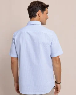 Folly Field Stripe Seersucker Short Sleeve Sport Shirt