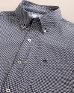 Micro Gingham Intercoastal Performance Sport Shirt