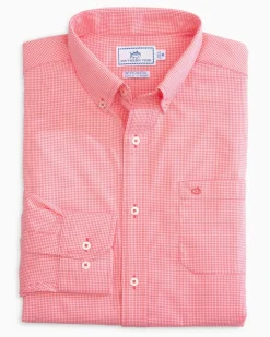 Micro Gingham Intercoastal Performance Sport Shirt