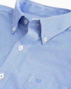 Micro Gingham Intercoastal Performance Sport Shirt