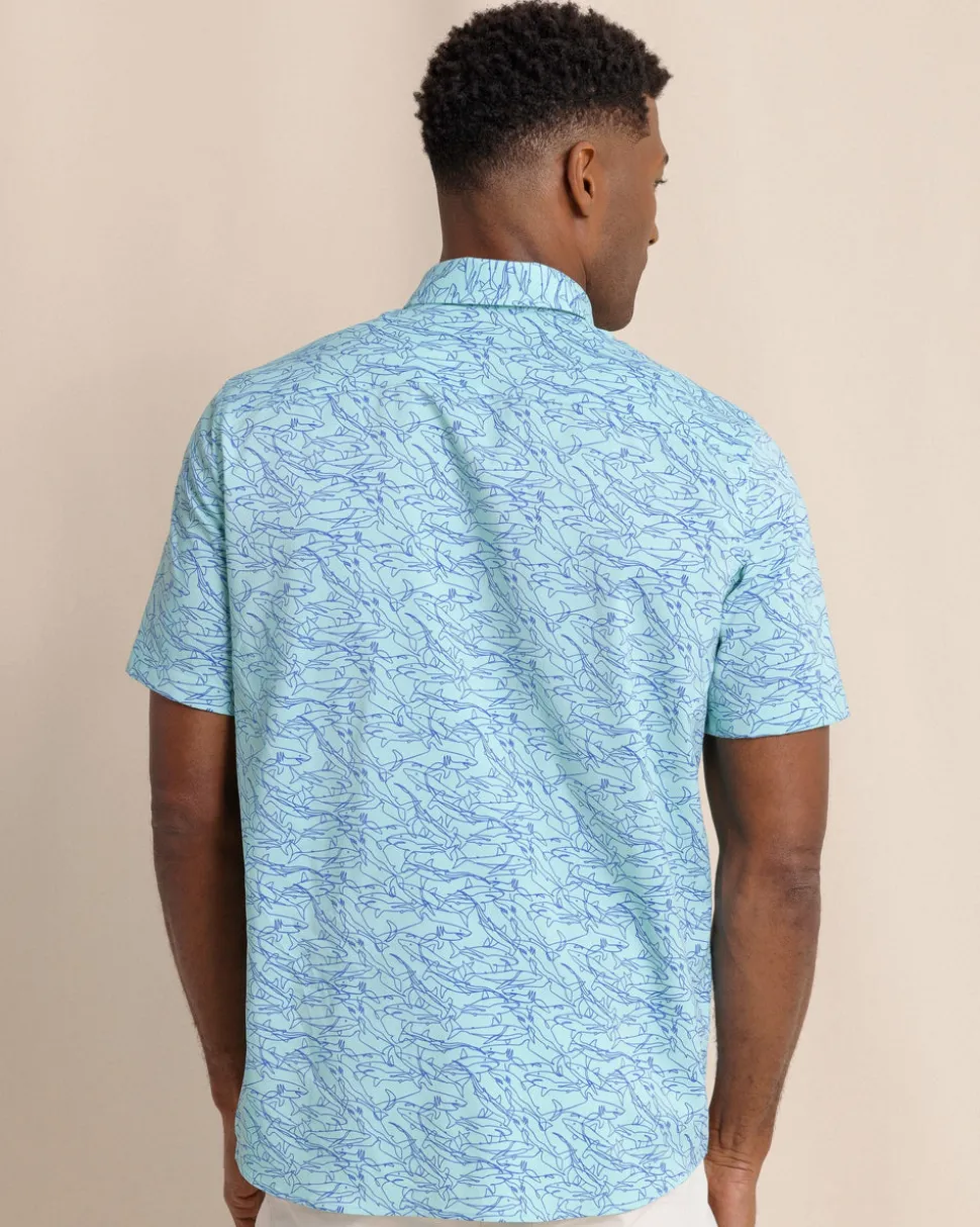 Shark Bait brrr°® Intercoastal Short Sleeve Sport Shirt