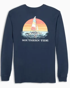 Sunset Silhouette Long Sleeve T-Shirt