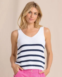 Alli Striped Sweater Tank