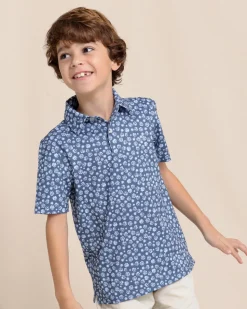 Boys Driver Blossom Bliss Performance Polo