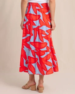 Vanna Garden Glory Printed Maxi Skirt